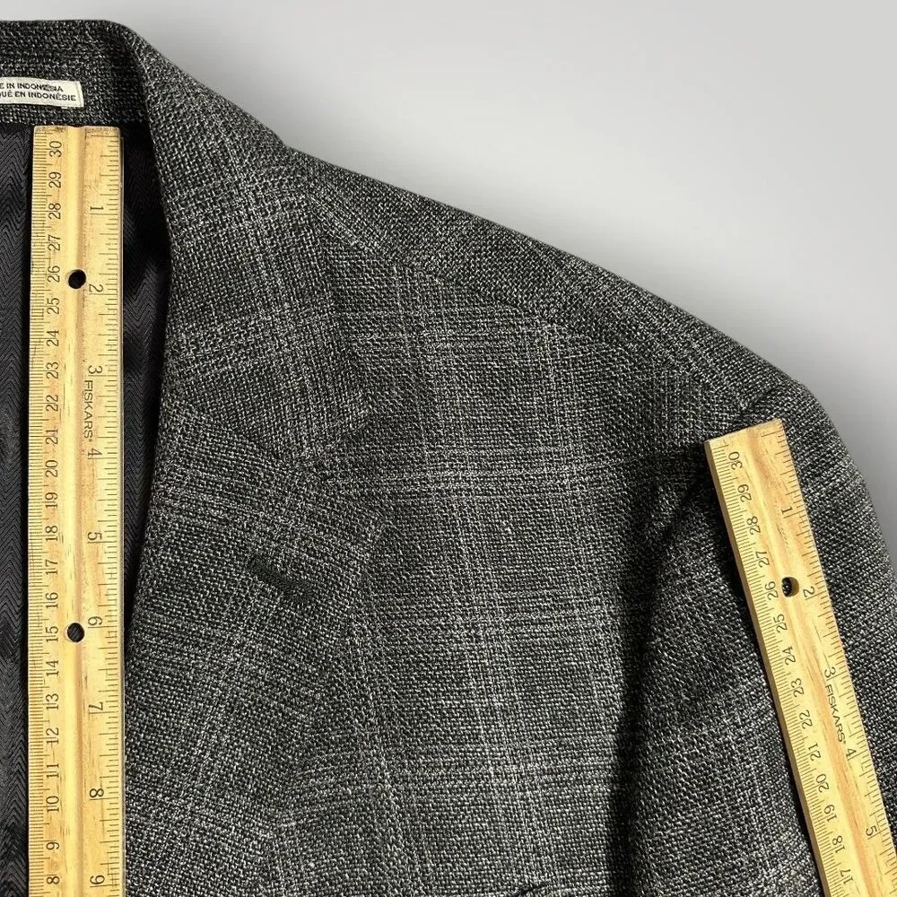 JOSEPH ABBOUD Mens Blazer Sport Coat Two Button Jacket 42R Italian Linen/Wool